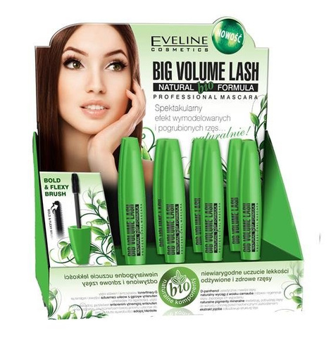 Eveline Big Volume Lash Mascara with Natural Bio Formula 10ml