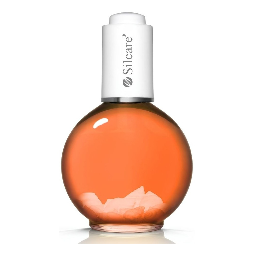Silcare Garden of Colour Mango Orange Nail & Cuticle Oil with Shells 75ml