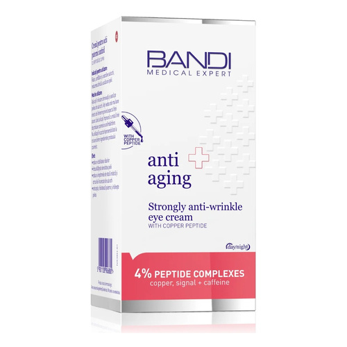 Bandi Medical Expert Krem pod Oczy Silnie Przeciwzmarszczkowy z Peptydem Miedziowym 30ml