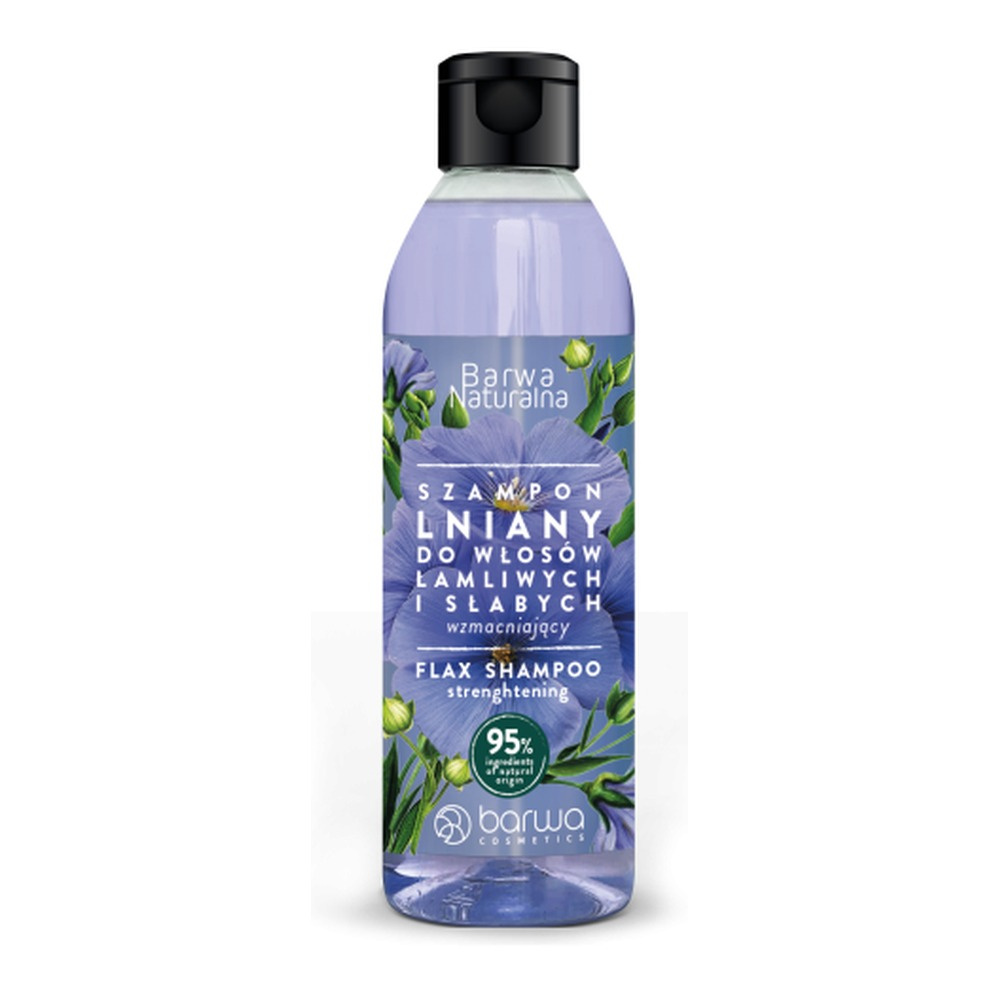 Barwa Natural Strengthening Flax Shampoo for Brittle and Weak Hair 300ml