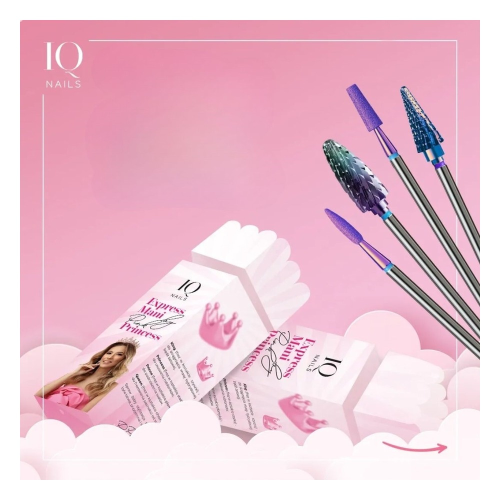IQ Nails Express Mani Manicure Drill Bit Set 5pcs