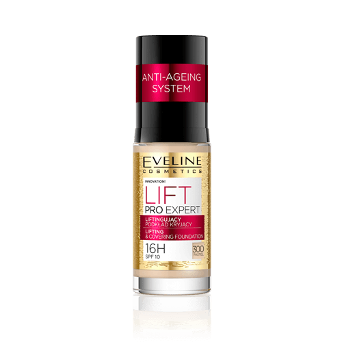 Eveline Lift Pro Expert Lifting & Covering Foundation SPF10 Lifting Covering Foundation No.300 Sand 30ml
