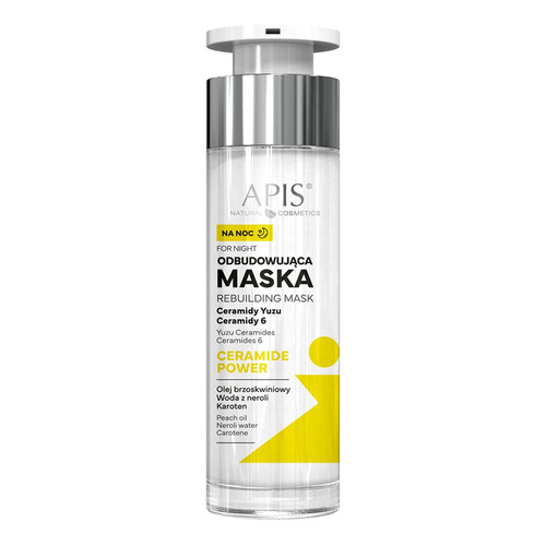 Apis Ceramide Power Odbudowująca Maska dla Skóry Suchej Szarej i Wrażliwej na Noc 50ml
