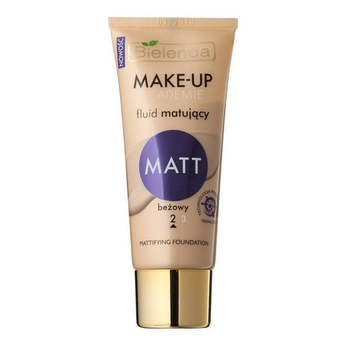BIELENDA MAKE - Up Academie Fluid Matujący Matt - Odcień Beżowy 30g