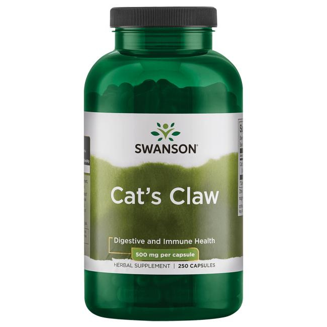Swanson Cat's Claw 500mg Supports Immune System 250 Capsules