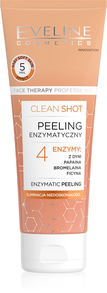 Eveline Face Therapy Professional Clean Shot Enzymatic Peeling 75ml