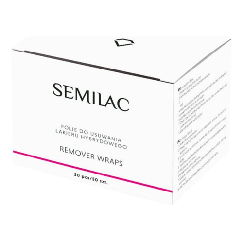 Semilac Zmywacz Wraps 50 Pieces
