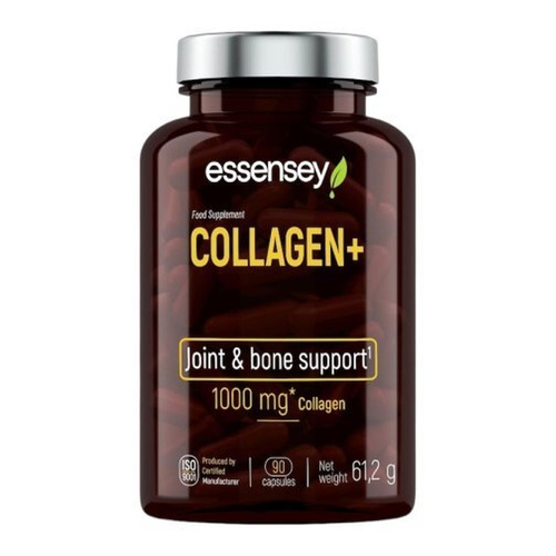 Essensey Kolagen+ Hydrolizowany Kolagen z Witaminą C Na Stawy Kości i Skórę 90 Kapsułek