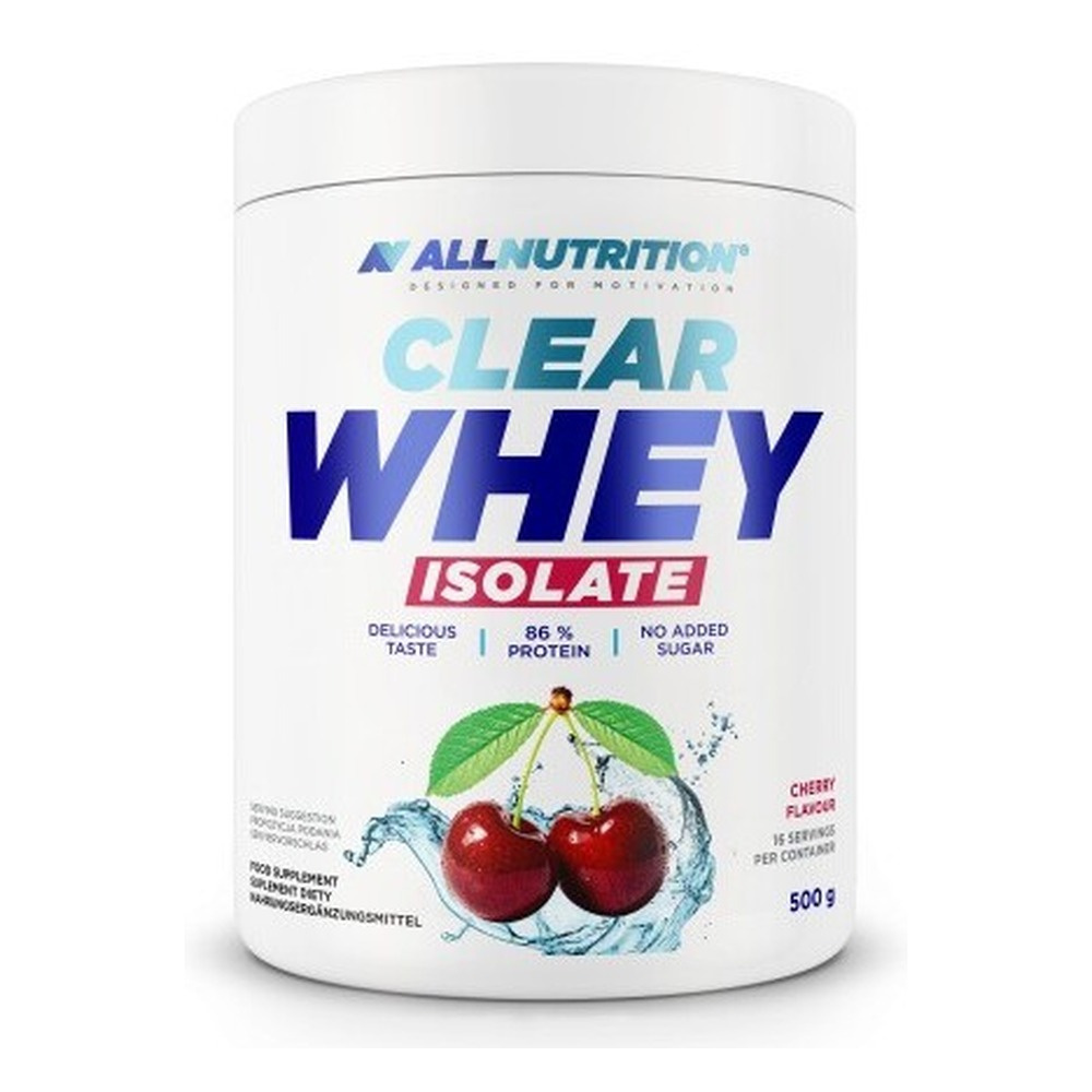 Allnutrition Clear Whey Isolate Izolat Białka Serwatkowego Wiśnia 500g