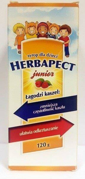 Aflofarm Dietary Supplement Herbapect Junior Raspberry Flavor 120g