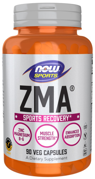 Now Foods ZMA Sports Recovery Wsparcie Organizmu 90 Kapsułek