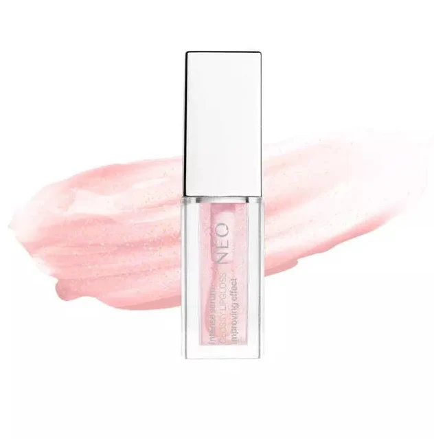 Neo Makeup Intense Serum Glossy Effect Light Lip Gloss No. 03 Pinky Blink 5ml