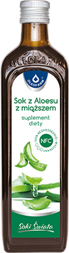 Oleofarm Soki Świata Sok z Aloesu z Miąższem 500ml