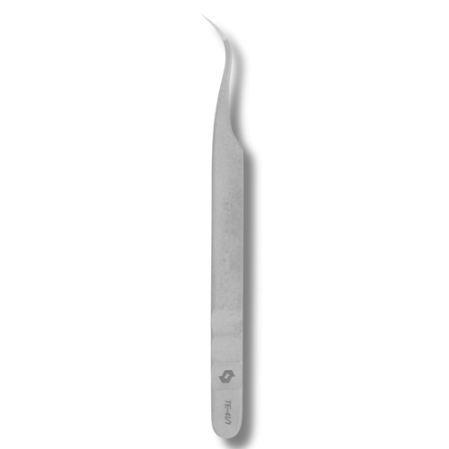 Staleks Pro Profesjonalna Pęseta do Rzęs EXPERT 41 TYPE 1 Wygięta 118mm 1 Sztuka