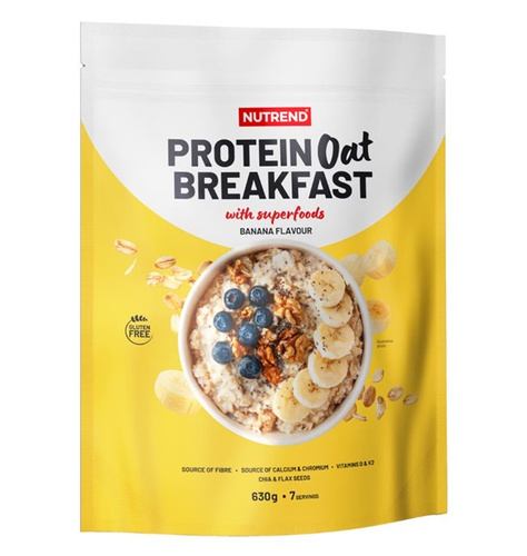 Nutrend Protein Oat Breakfast Owsianka Białkowa Bananowa Na Szybkie Śniadanie 630g