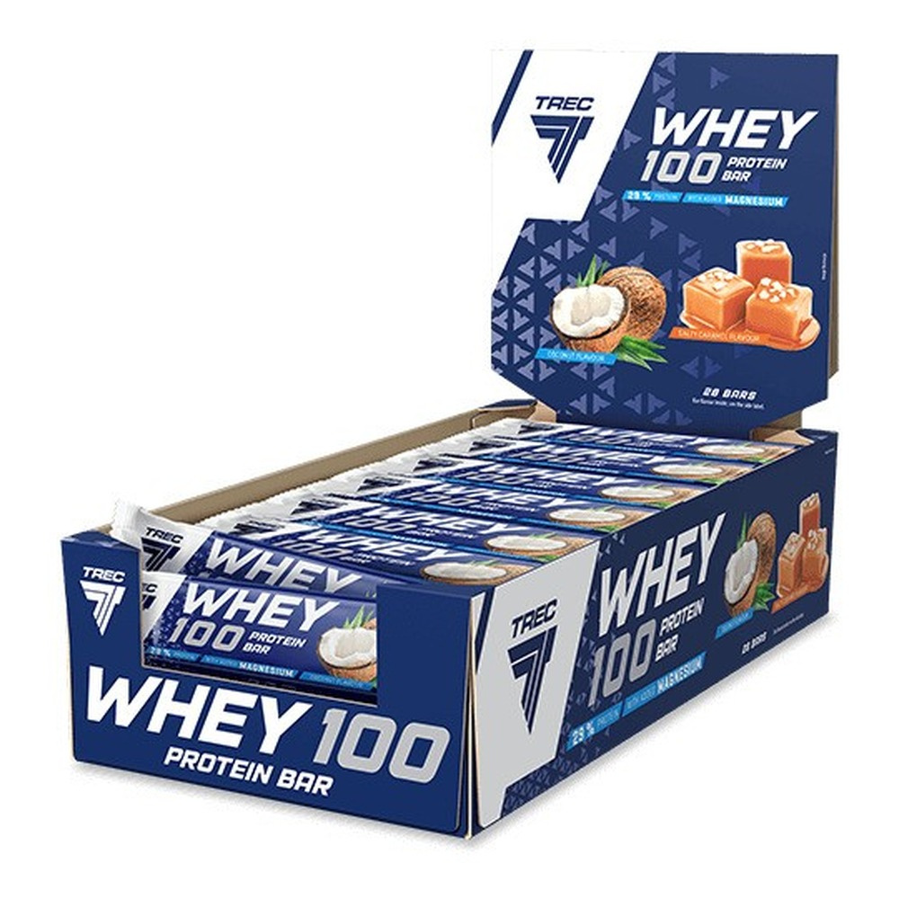 Whey 100 Protein Bar, Coconut - 28 x 40g