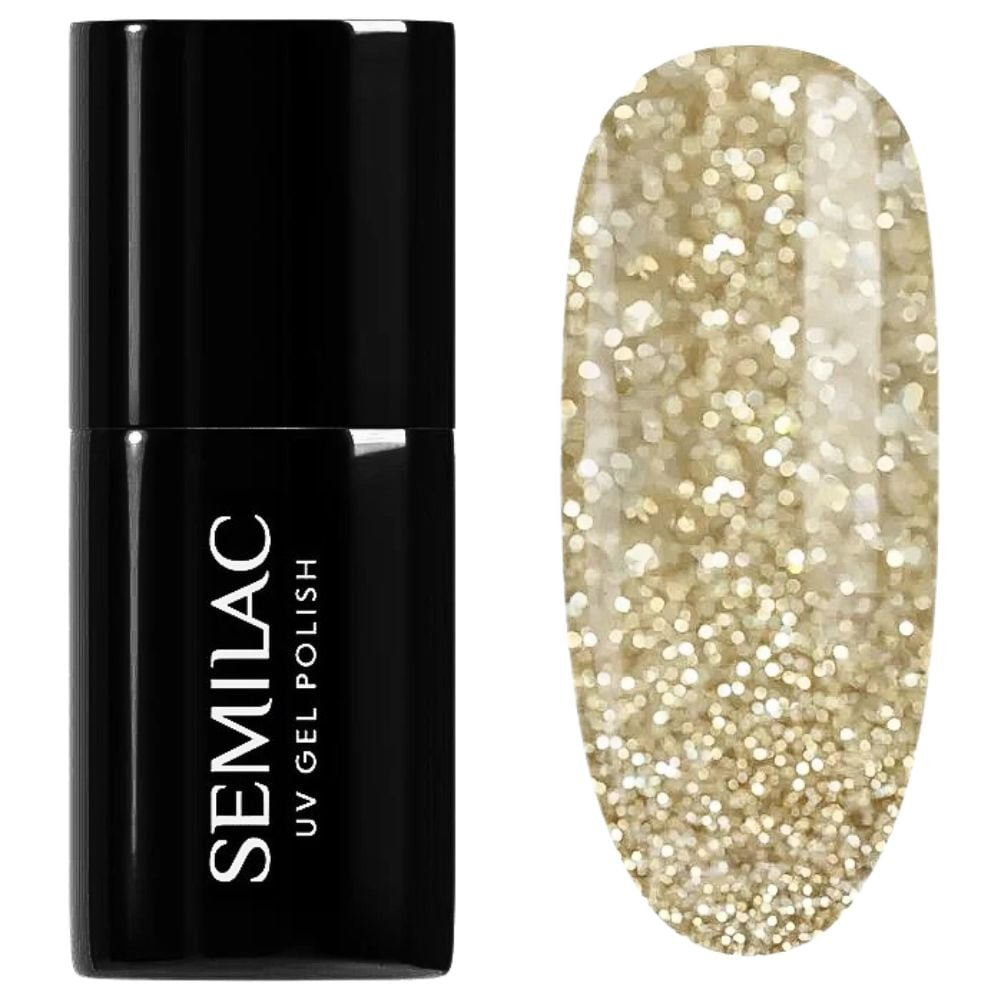 Semilac Platinum Hybrid Gel Polish 260 Light Gold 7ml