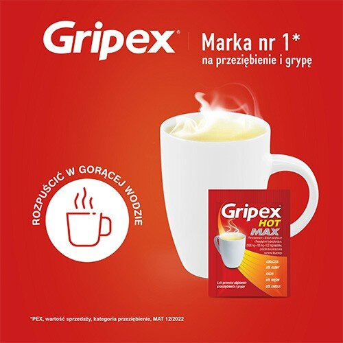 Gripex Hot Max 12 Sachets