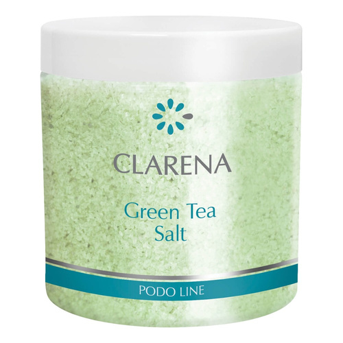 Clarena Podo Line Green Tea Salt Sól do Kąpieli Stóp z Zieloną Herbatą 600g