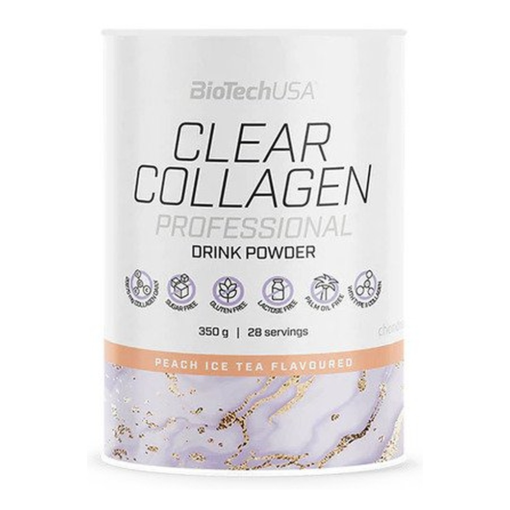 BioTechUSA Clear Collagen Professional Proszek do napoju, Brzoskwiniowa Ice Tea 350g