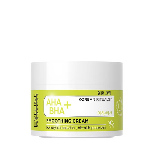 Eveline Korean Rituals AHA BHA+ Smoothing Cream for Oily Combination and Problematic Skin 50ml