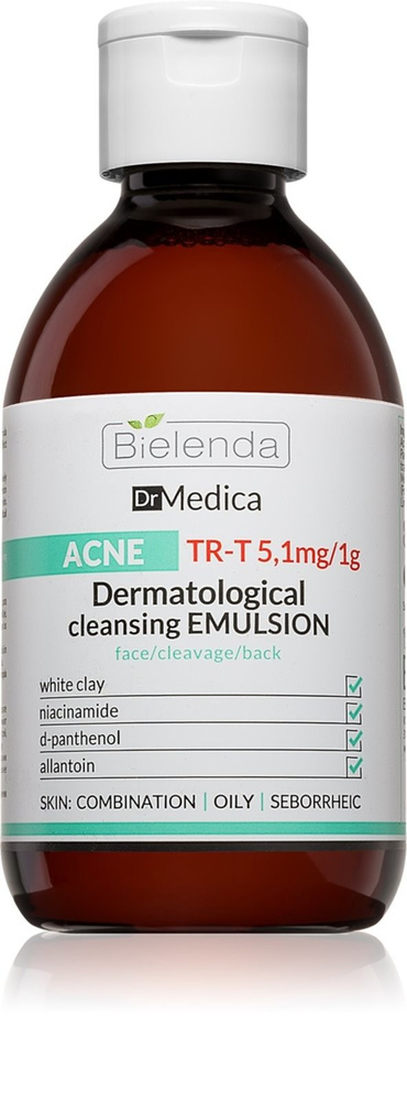 Bielenda Dr Medica Acne Dermatologiczna Emulsja Przeciwtrądzikowa 250ml