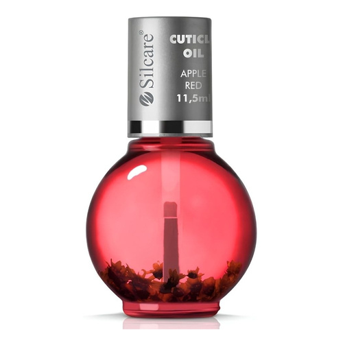 Silcare Garden of Colour Apple Red olejek roll-on do paznokci i skórek z kwiatami 11.5ml