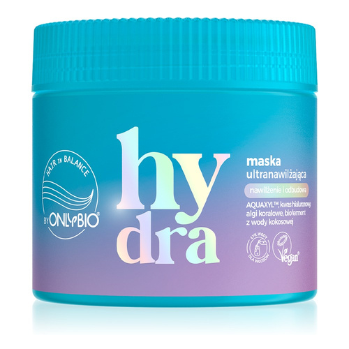 OnlyBio Hair in Balance Hydra Maska Ultranawilżająca dla Włosów Suchych i Odwodnionych 400ml