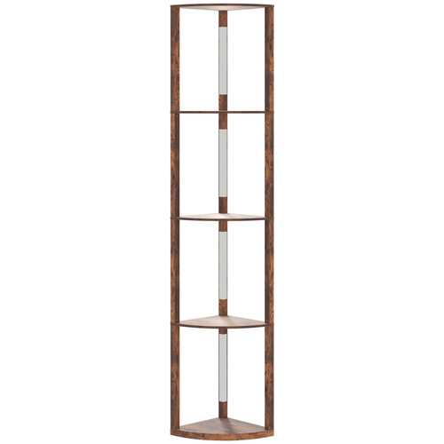 HOMCOM Three-Tier Corner Floor Lamp