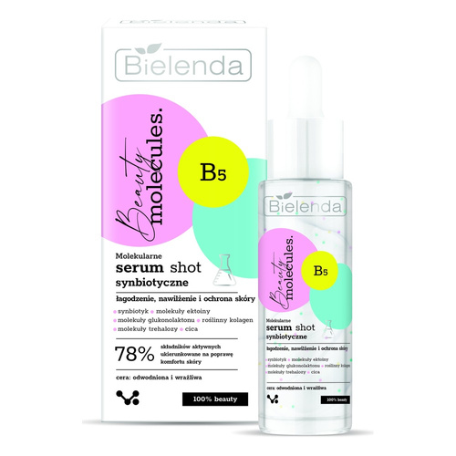 Bielenda Beauty Molecules Molecular Synbiotic Serum Shot for Dehydrated and Sensitive Skin 30ml