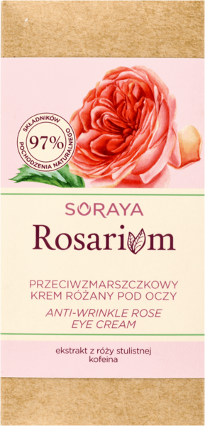 SORAYA – Rosarium zestaw przeciwzmarszczkowy Krem różany 40 + na dzień/na noc 50ml + przeciwzmarszczkowy Krem różany pod oczy 15ml