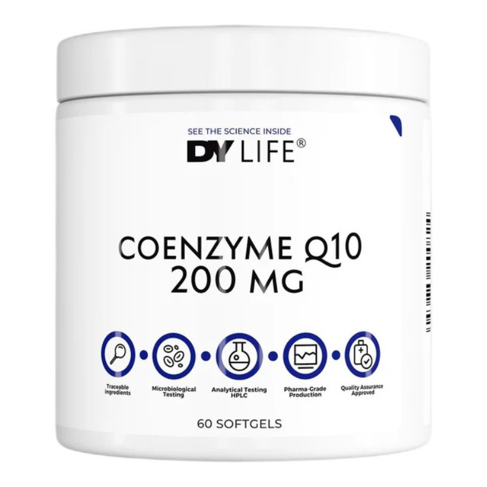 Dorian Yates DY LIFE Coenzyme Q10, 200mg 60 Softgels