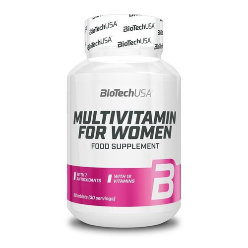 BioTechUSA Multivitamin for Women Complex of Vitamins and Minerals 60 Tablets