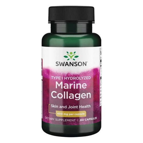 Swanson Type I Hydrolyzed Marine Collagen 60 Capsules