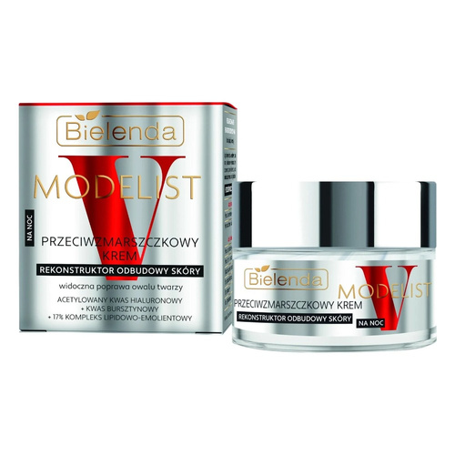 Bielenda V-Modelist Anti-Wrinkle Cream Night Skin Reconstruction Rebuilder 50ml