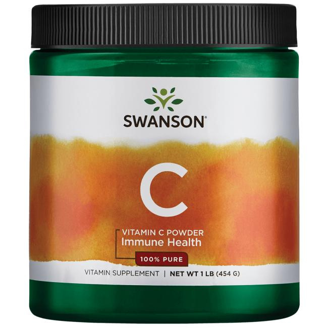 Swanson Vitamin C Proszek 100% Pure 454g
