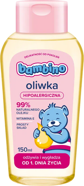 Bambino Hipoalergiczna Oliwka dla Niemowląt i Dzieci od 1 Dnia Życia 150ml