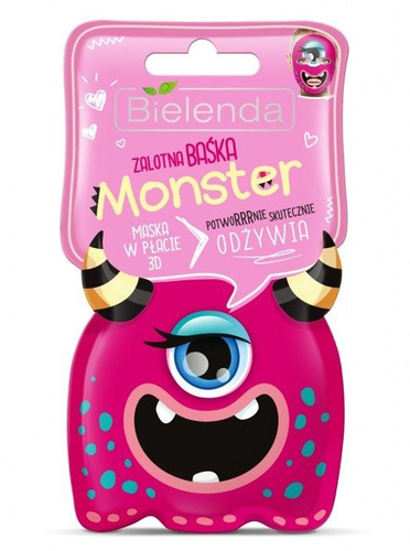 BIELENDA CRAZY FACE MASK Monster Funny Face Sheet Mask 3D Nourishing