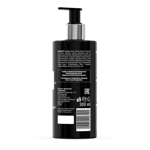 Apis Black Dream Hand Care Cream with Almond and Sunflower Oil for All Skin Types 300ml