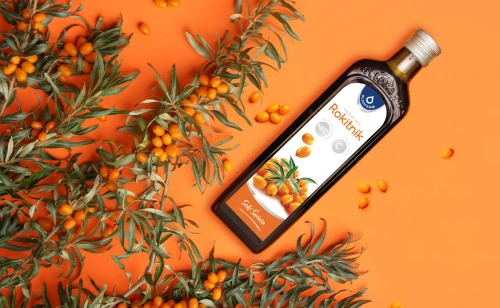 Oleofarm Sea Buckthorn Juice 100% NFC Natural Body Support 490ml