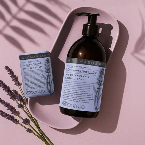 Barwa Aroma Soaps Calming Liquid Soap Lavender for Everyday Use 500ml