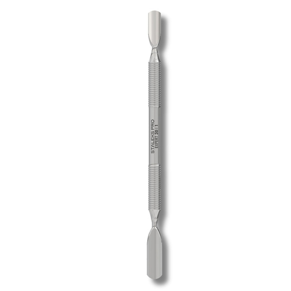Staleks Pro Expert 30 Type 1 Manicure Pusher Rounded Wide And Narrow Dual-End 142mm