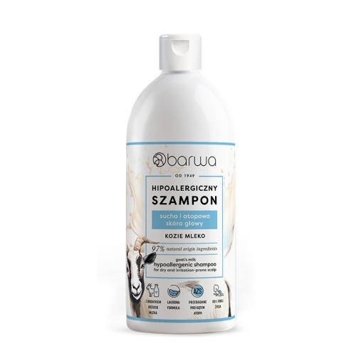 Barwa Hipoalergiczny Szampon Kozie Mleko 400ml