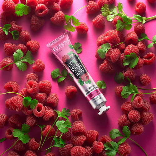 Eveline I Love Vegan Food Ochronny Krem do Rąk Malina Kolendra 50ml