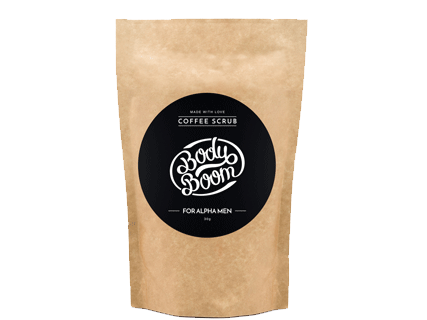 BodyBoom Alpha Male Peeling Kawowy do Ciała 100g