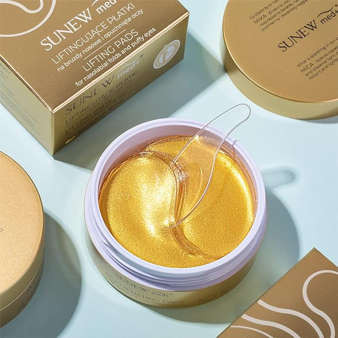 SunewMed+ Lifting Odmładzające Płatki pod Oczy i na Bruzdy Nosowe 60 Sztuk