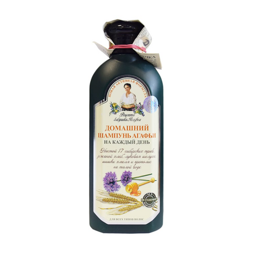 AGAFIA Siberian Home Herbal Shampoo, Daily for all hair types 350ml - 8629