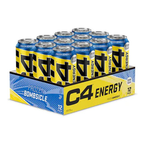 Cellucor C4 Explosive Energy Drink, Frozen Bombsicle 12 x 500ml