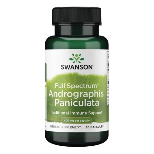 Swanson Full Spectrum Andrographis Paniculata 400mg 60 Capsules
