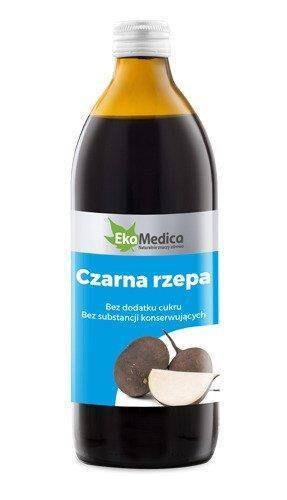 EkaMedica Naturalny Sok z Czarnej Rzepy 500ml Best Before 28.08.26